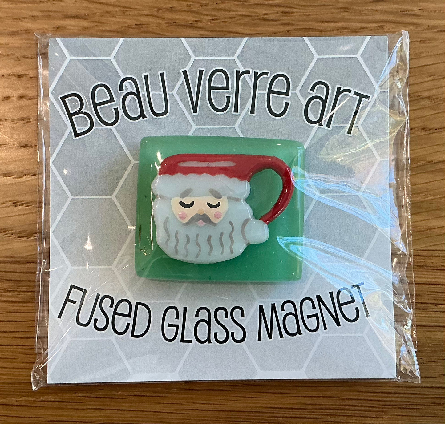 Glass Needle Minder Santa Mug A-BVNMMUG