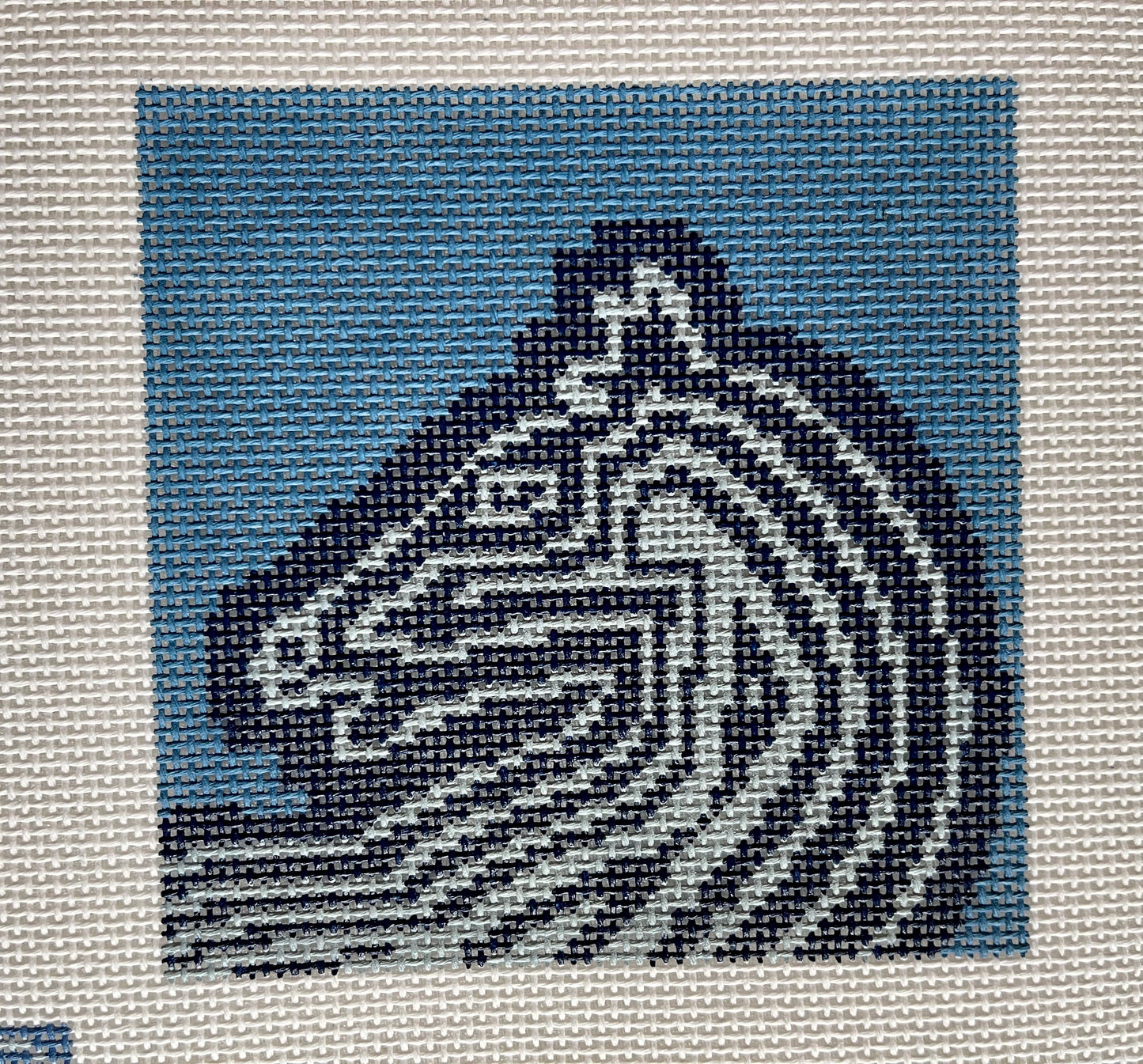 Faubourg Horse Square C-MN77 blue