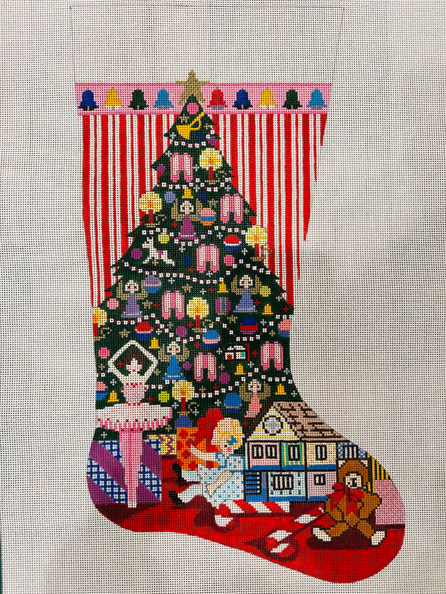 Tree with Toys Stocking 13M C-AP1997