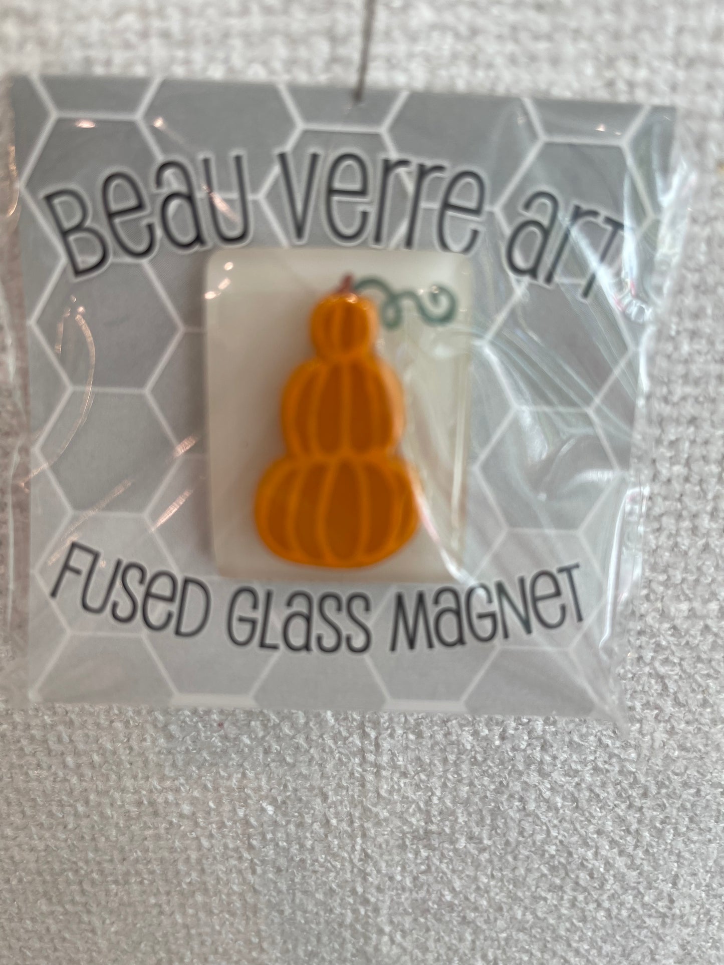 Pumpkin Stack Glass Needle Minder A-BVNMPUM2