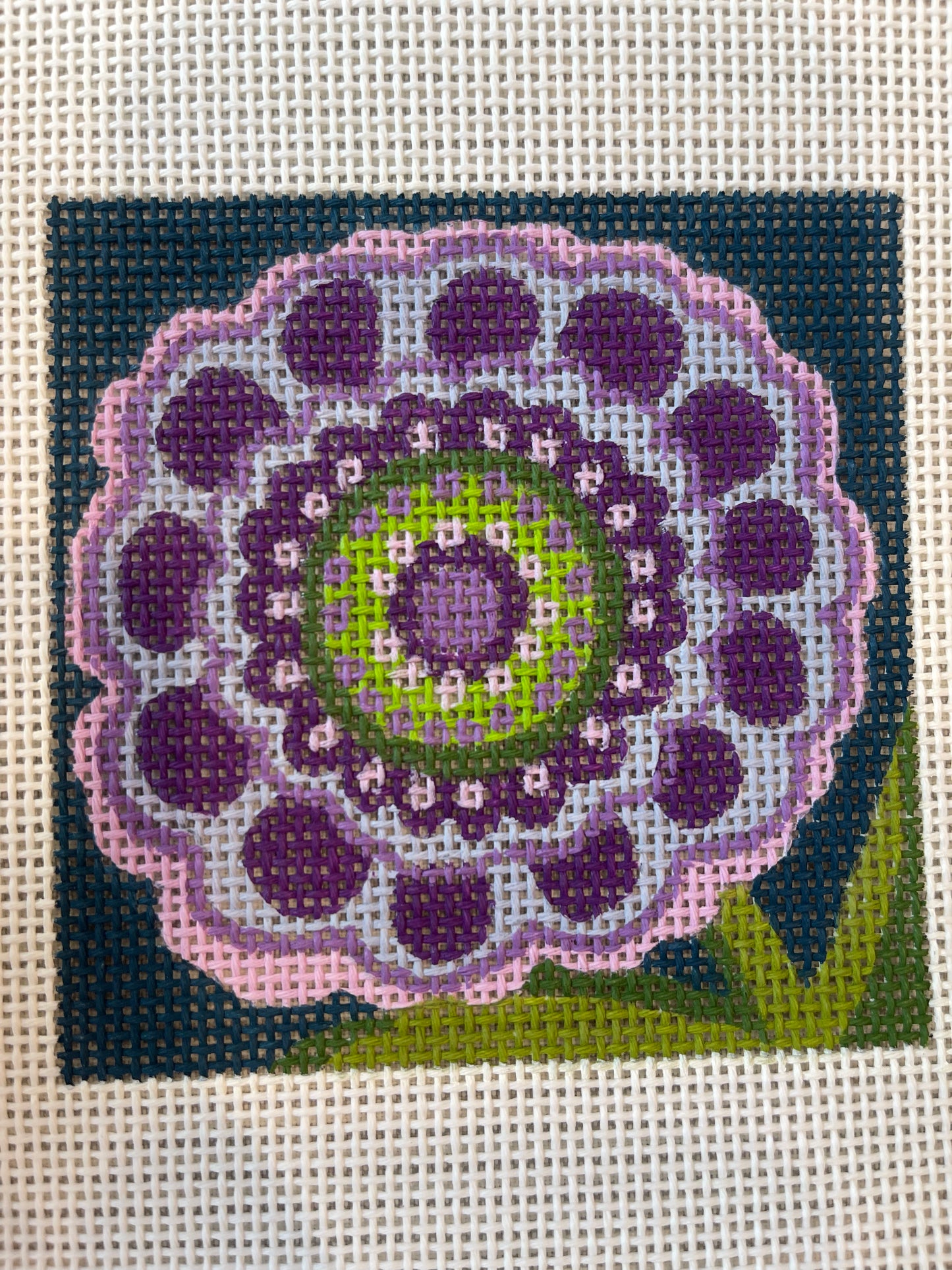 Patterned Purple Flower C-AP4807