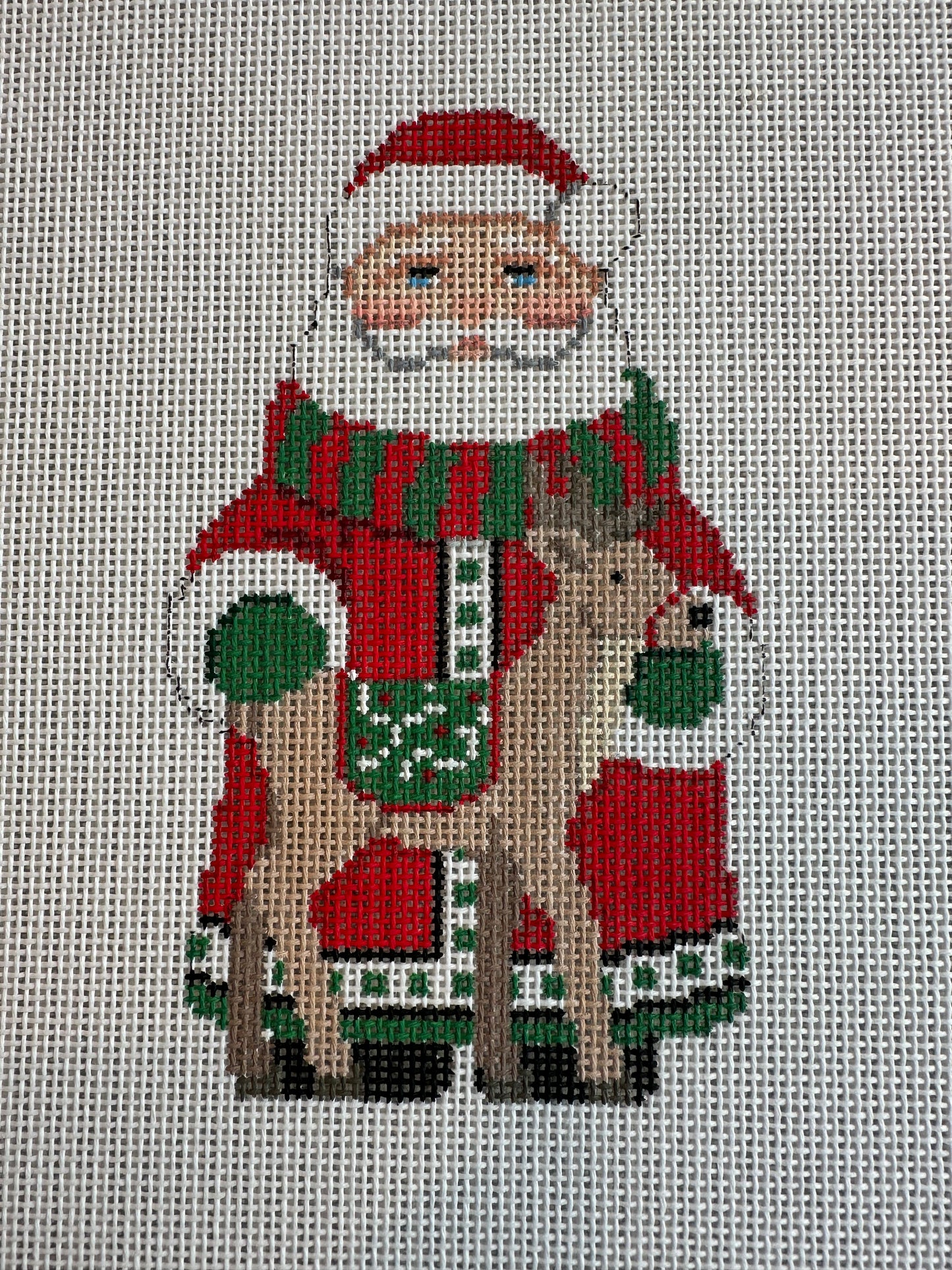 Santa With Reindeer C-SR1220F