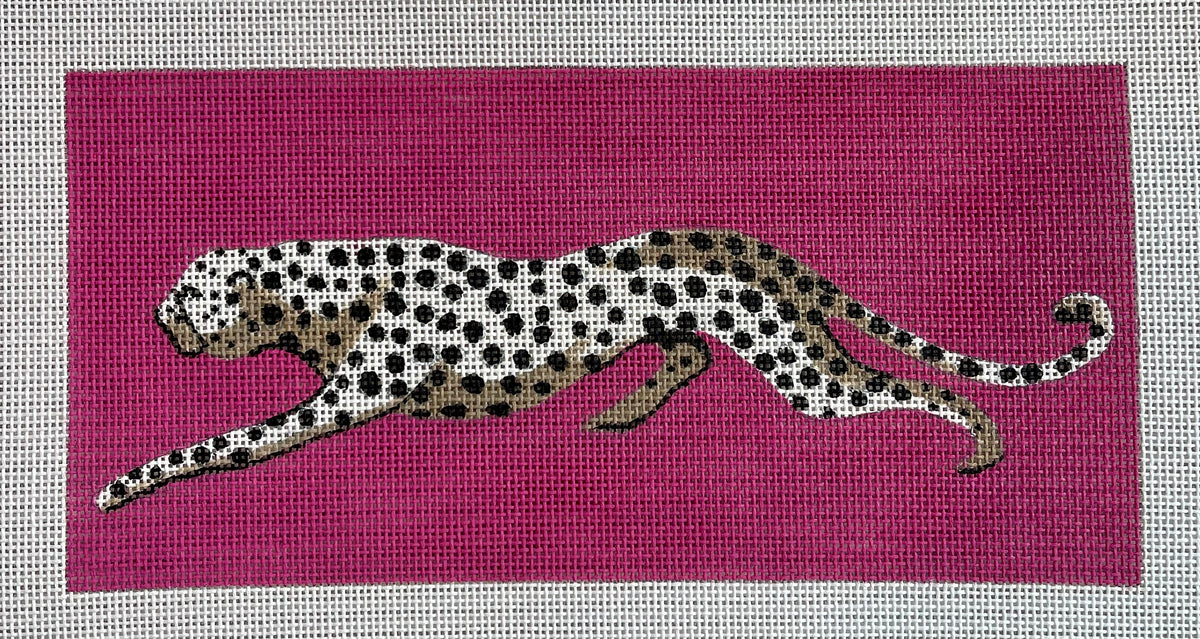 Black and White Leopard on Pink C-BR130