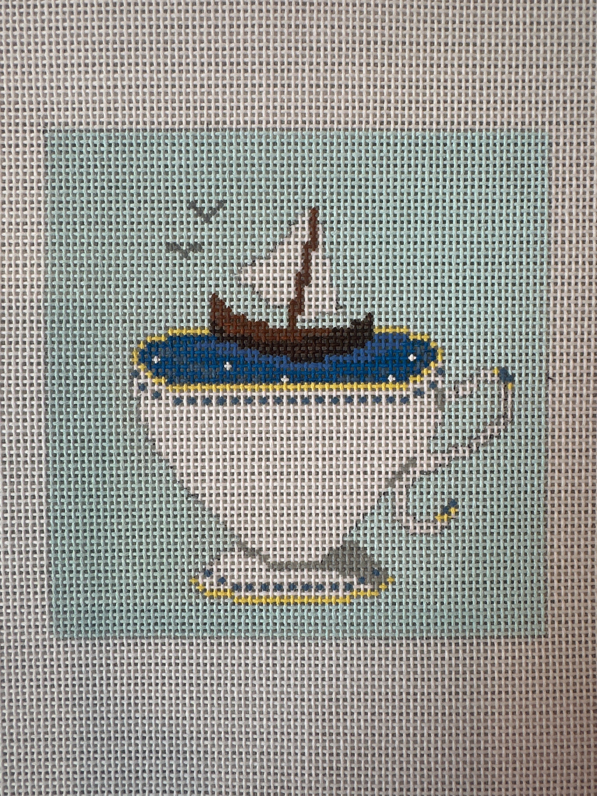 Sailboat Teacup C-MS69