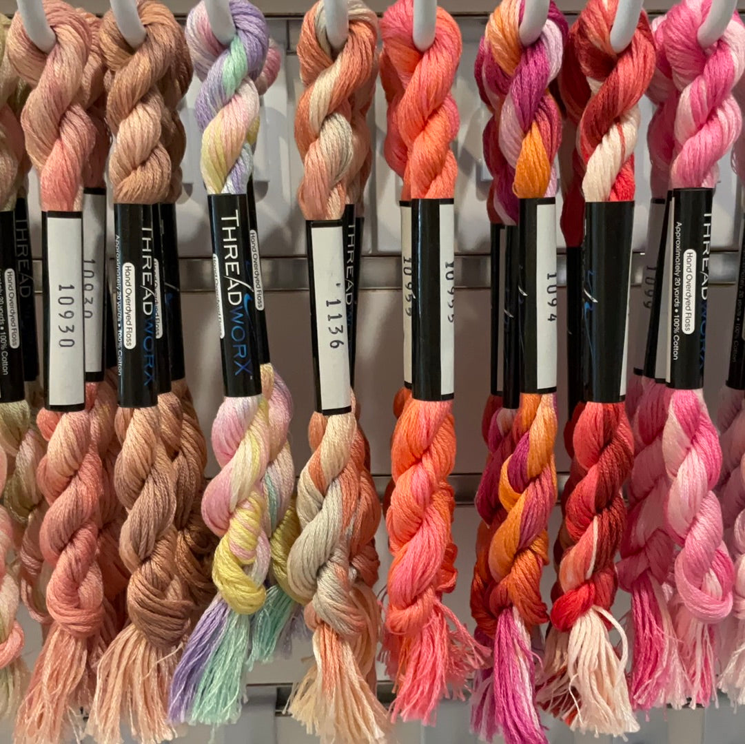 ThreadworX Overdyed Cotton Floss F-TDWX