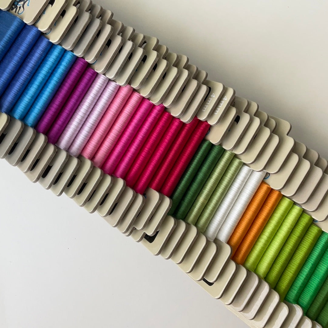 4mm River Silks (in Assorted Colors) F-RS4
