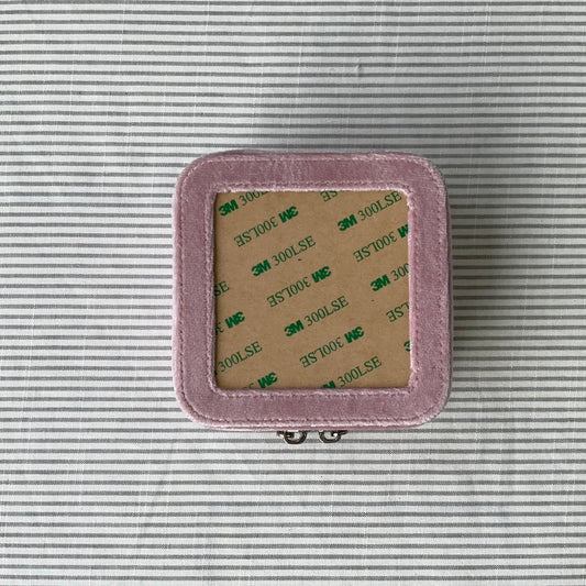 Jewelry Box Small in Velvet Pink SF-RRVJBP