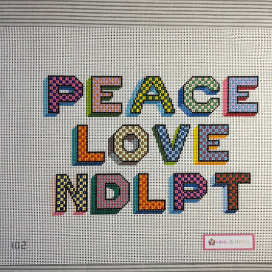 Peace Love Needlepoint C-MIS102