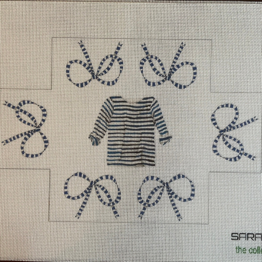 Striped Shirt with Bows (Brick Cover) C-SF77