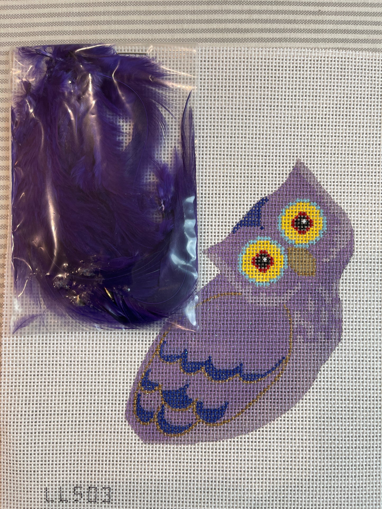 Purple Halloween Owl C-LL503