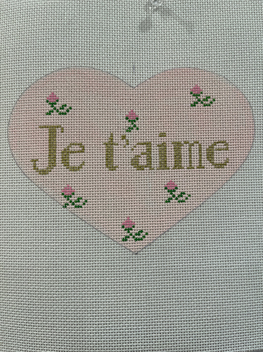 Je t’aime Pink Heart C-PS117