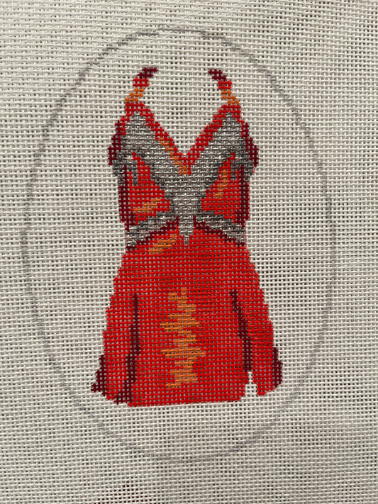 Red Sparkle Rockette Dress C-ABC703