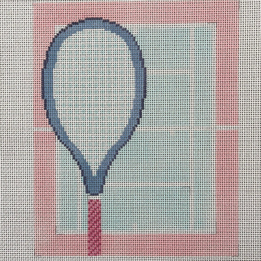 Tennis Raquet on Pink and Blue Court (large size) C-ABC38