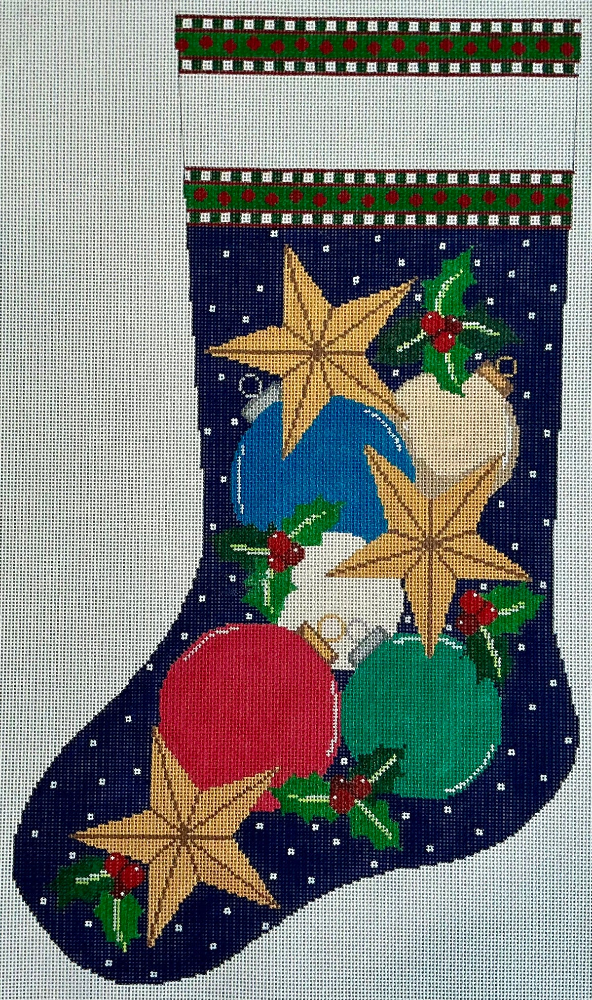 Ornaments & Stars Stocking C-TSX172