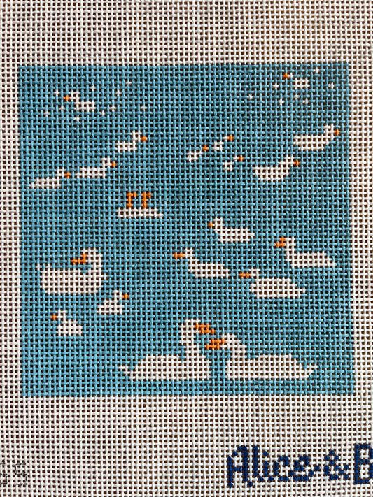 Swimming Ducks C-AB165