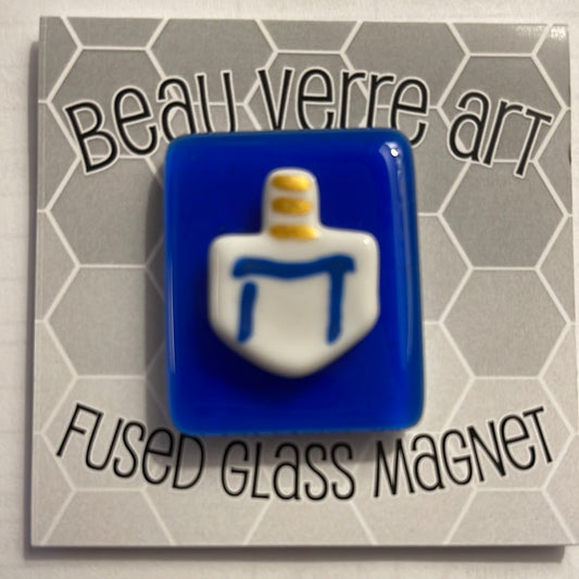 Glass Needle Minder Dreidel A-BVDR