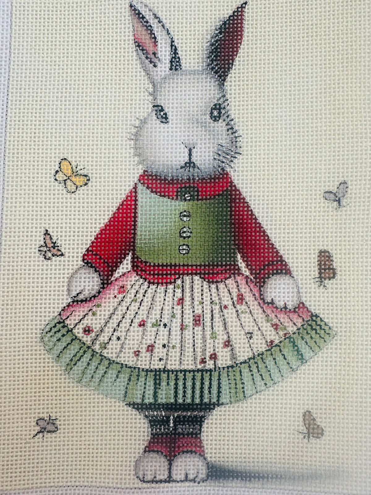 Bunny in Dress with Butterflies C-CT2