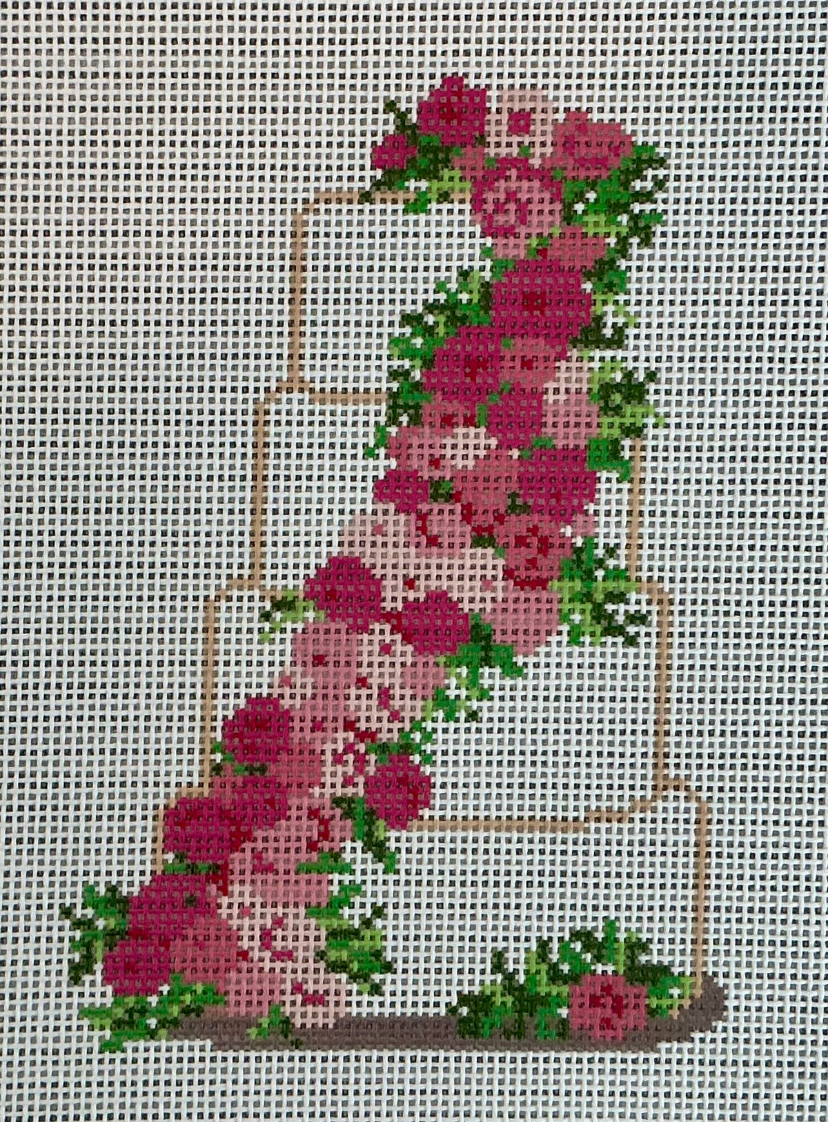 Pink Flowers Wedding Cake C-ND104