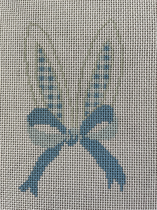 Bunny Ear Bow Blue C-KCD2418B