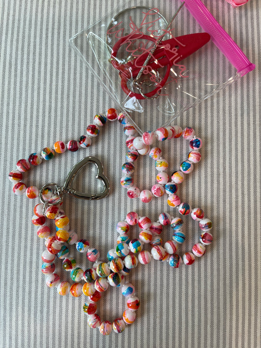 Gemstone Charelaine with Heart Clip A-VWN Party On Splatter