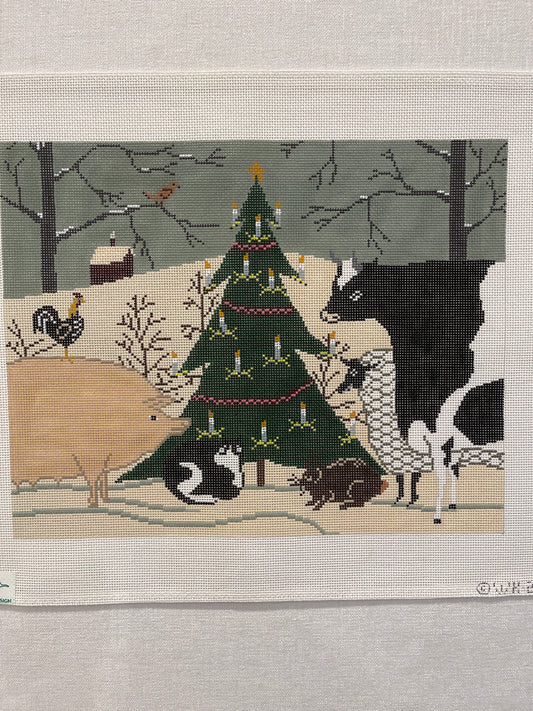 Animals around Tree C-WH2047