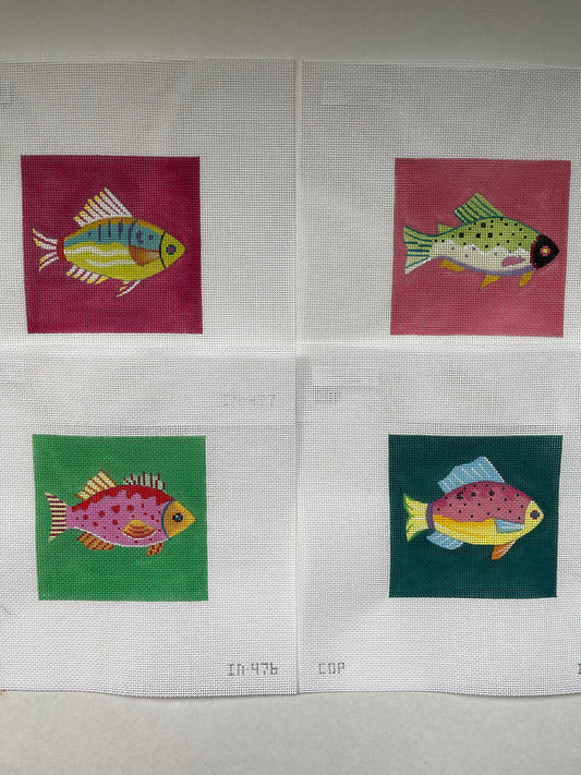 Fish Coaster Set C-COP474-477