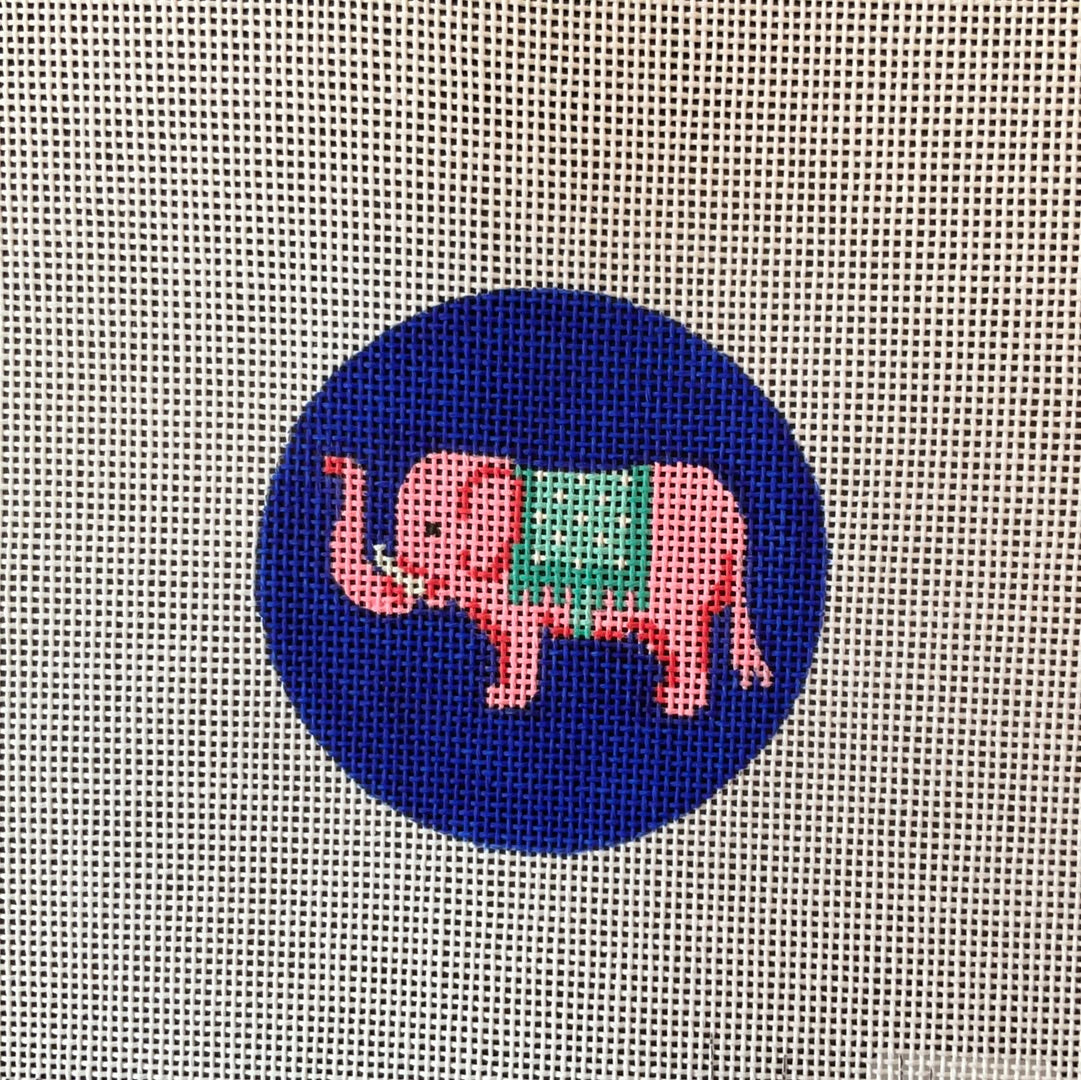 Pink Elephant on Blue C-KDINSL344