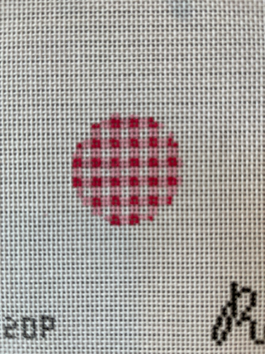 Pink Gingham Mini Clip Insert C-RBMC20P