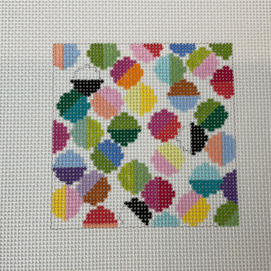 Lulu Square 4” (with smaller dots) C-N3-45