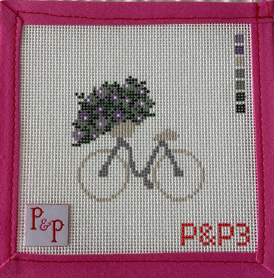 Bike with flowers C-PP3