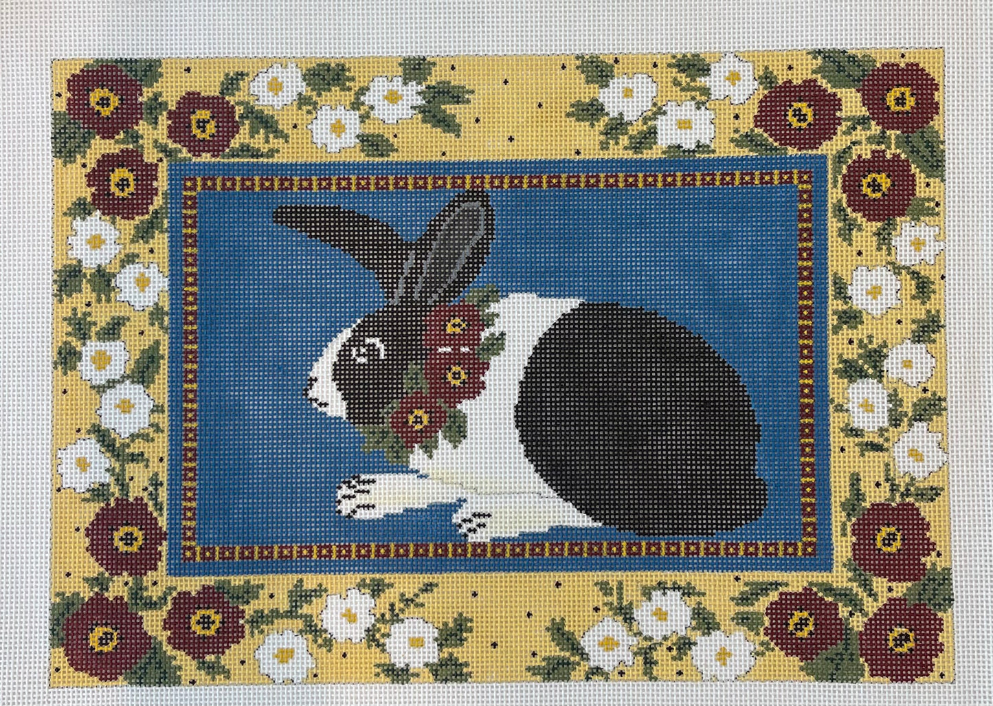 Floral Framed Bunny TS-LR395