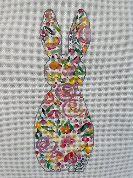 Pink Roses Floral Bunny Small C-BPC25-403