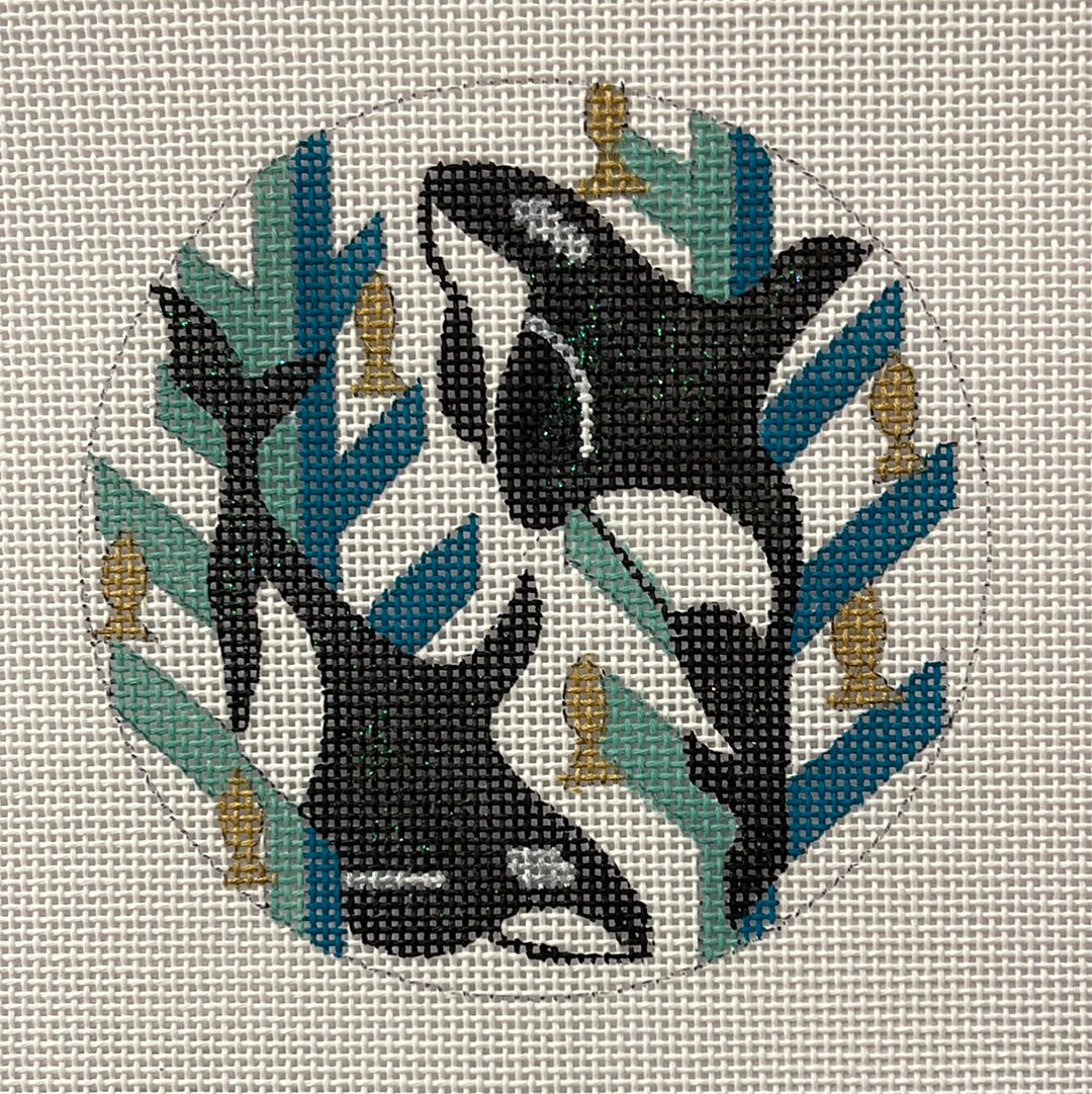 Orcas in Kelp C-MPDH279