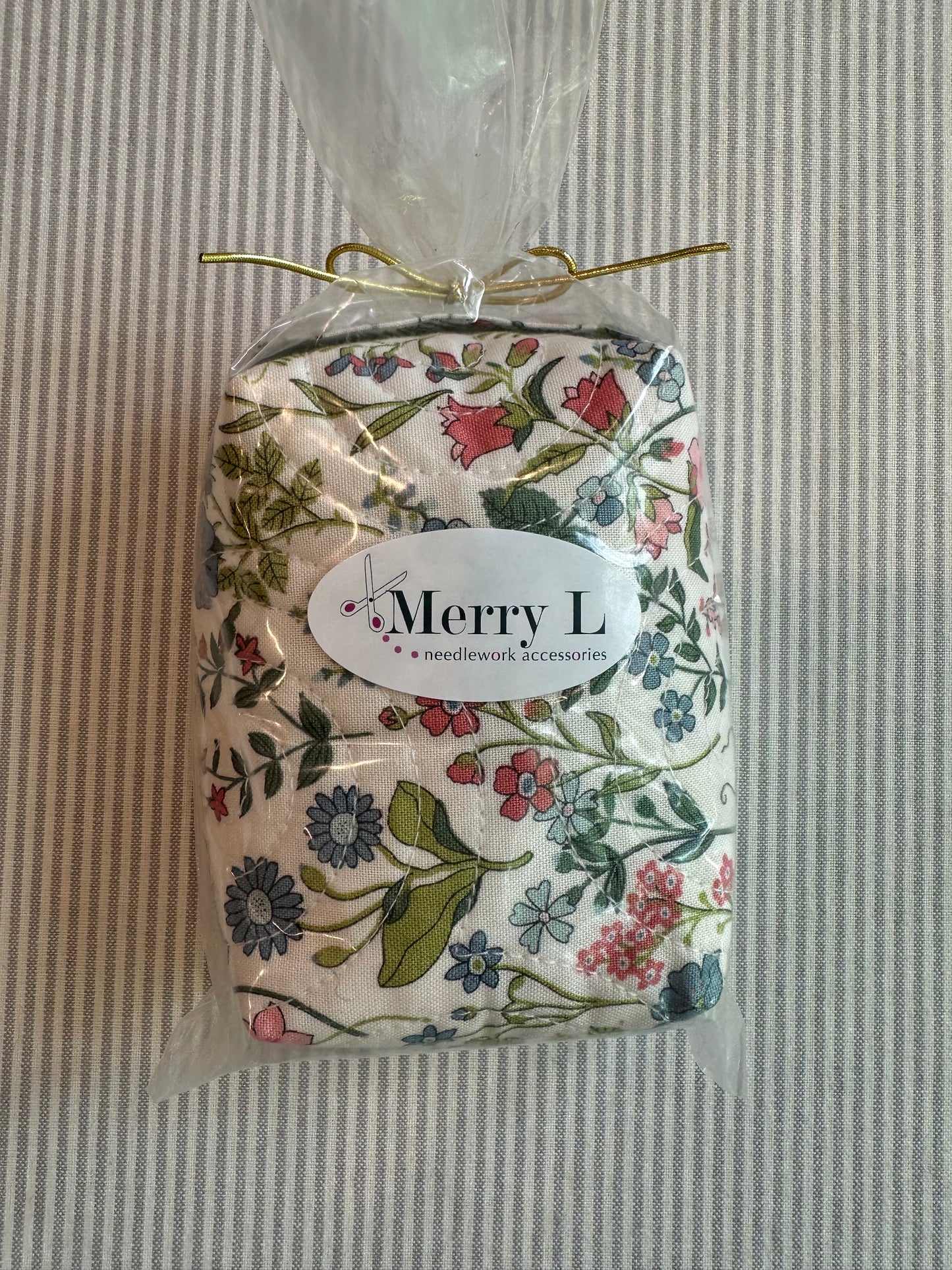 Frame Weight in Blue and Pink Floral Liberty Fabric A-MLfwbp