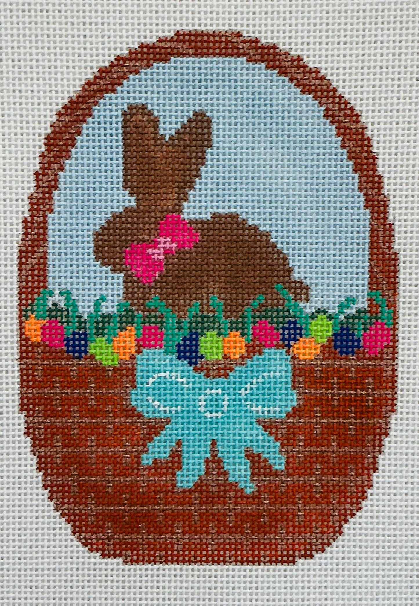 Chocolate Bunny in Basket C-SVE001