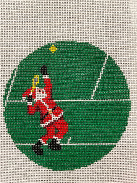 Santa Playing Tennis C-AOK21