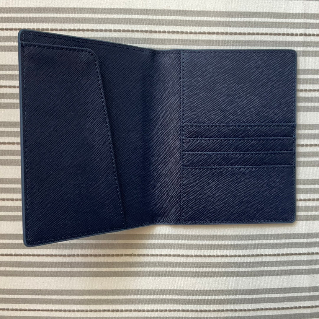 Passport Cover in Navy A-RRPSPTNVY