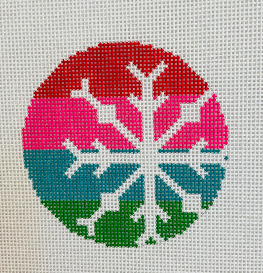 Snowflake on Stripes C-LBX19