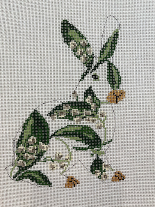 Standing Lilly of the Valley Bunny C-KW162
