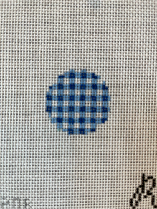 Blue Gingham Mini Clip Insert C-RBMC20B