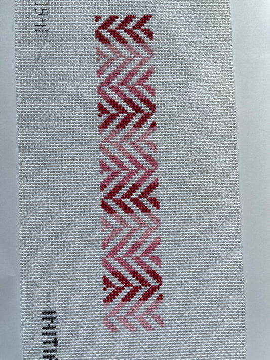 Pink Herringbone Fob C-IKS2094B