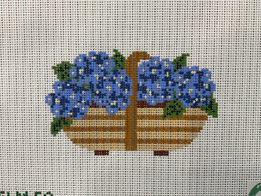 Nantucket Blue Hydrangeas Basket C-TLM50