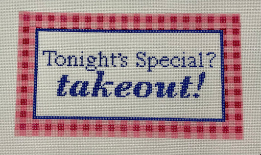 Tonight’s Special? Takeout! Canvas C-ITN18
