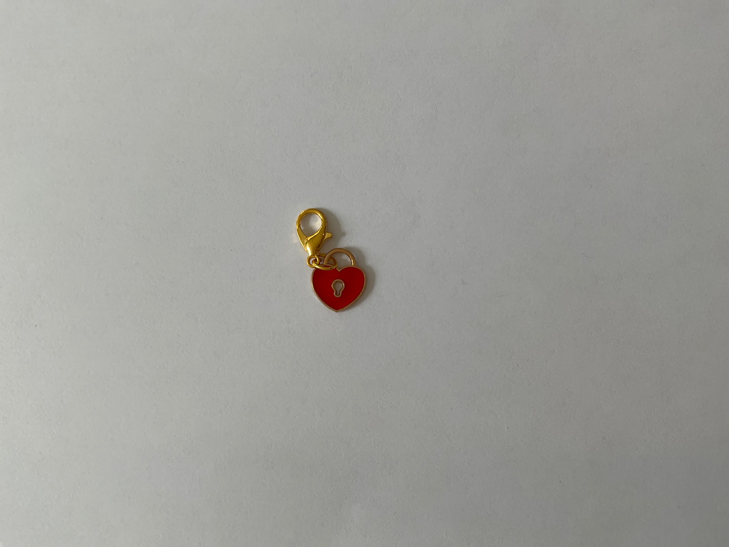 Red Heart Locket Charm (for Birkin Canvas)