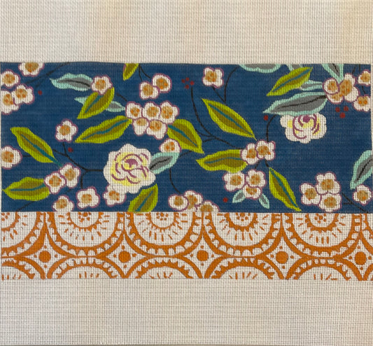 Floral and Orange Clutch C-COPCL004