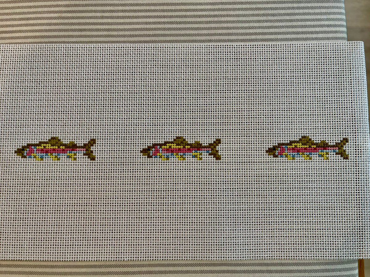 Rainbow Trout Dog Collar (small) C-BH060