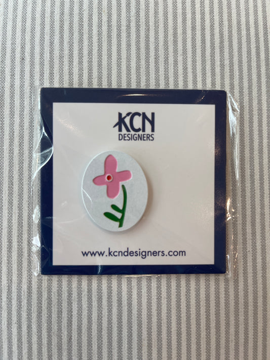Pink Flower Needle Minder A-KCNflowerNM