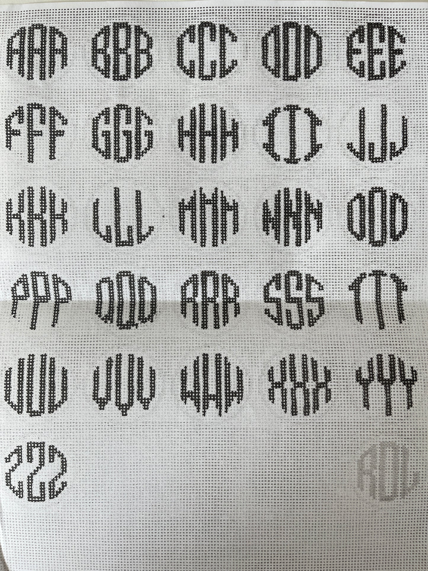 Pink Lemonade Monogram C-RD208