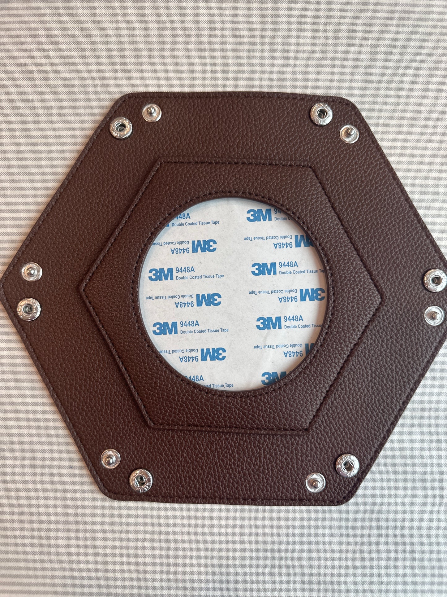 Self Finishing Leather Snap Tray Brown A-TTSNT Brown