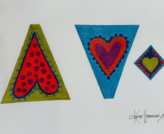 Scissor Case Hearts C-ZE542